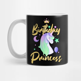 Unicorn Birthday Princess Party Outfit Mug